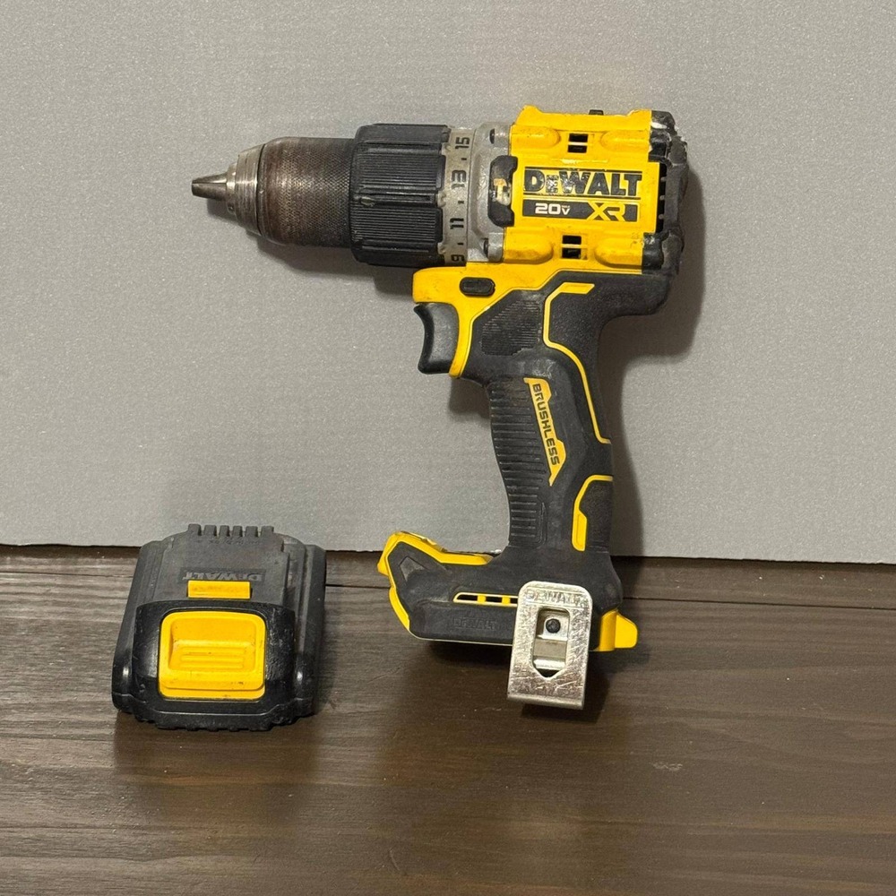 DeWalt DCD805 20V MAX XR Brushless 1/2" Hammer Drill Driver w/ DCB201 Battery